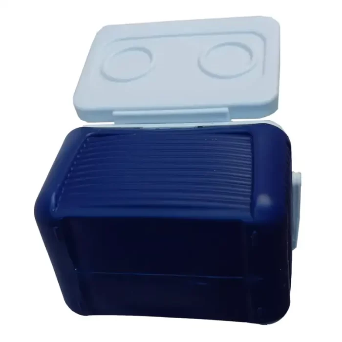 Conservadora Atom de 4,7Lts. color azul vista trasera