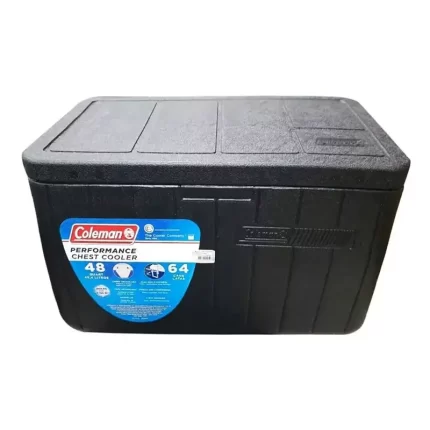 Conservadora Coleman Beach 48Qt Negro C/Tapa Negra