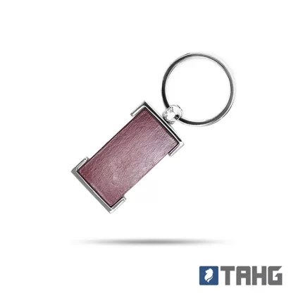 Llavero K159 Tahg rectangular de madera con caja Wes Merchandising