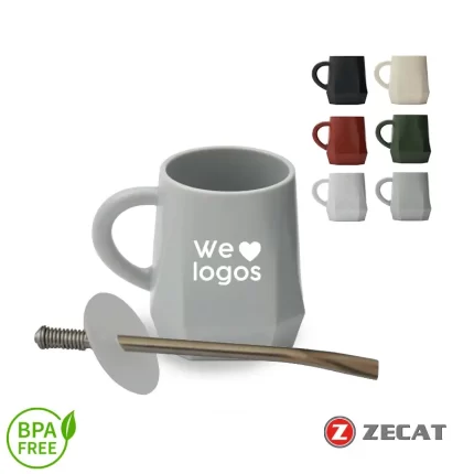 Mate Prisma con Asa y Bombilla Zecat Wes Merchandising
