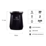 Características Mate Stanley 236 ml color Negro