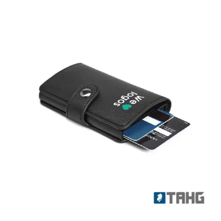 Porta tarjetas de crédito con billetera tahg Wes Merchandising