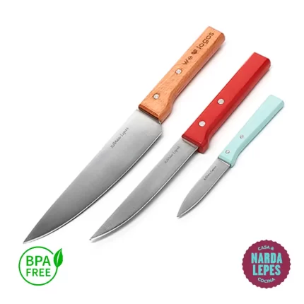 Set de 3 cuchillos Narda Lepes Wes Merchandising