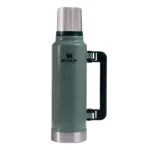 Termo Stanley Clásico 1.4 Lts C/ Tapón Cebador color verde