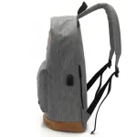 Vista lateral Mochila ZOM ZB-381BK Wes Merchandising