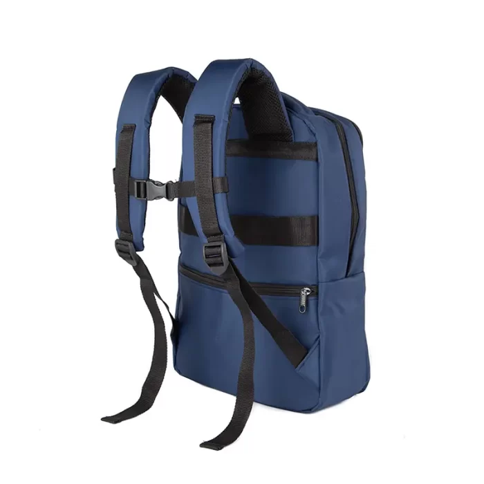 Vista trasera Mochila ZOM ZB-204BA Azul Wes Merchandising