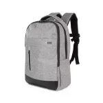 Mochila ZOM ZB-204BA Gris Claro Wes Merchandising